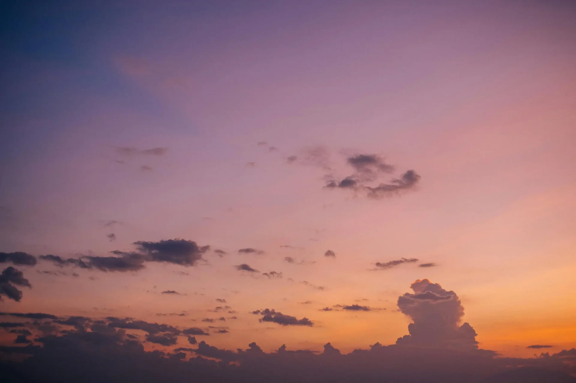 sky at dusk
