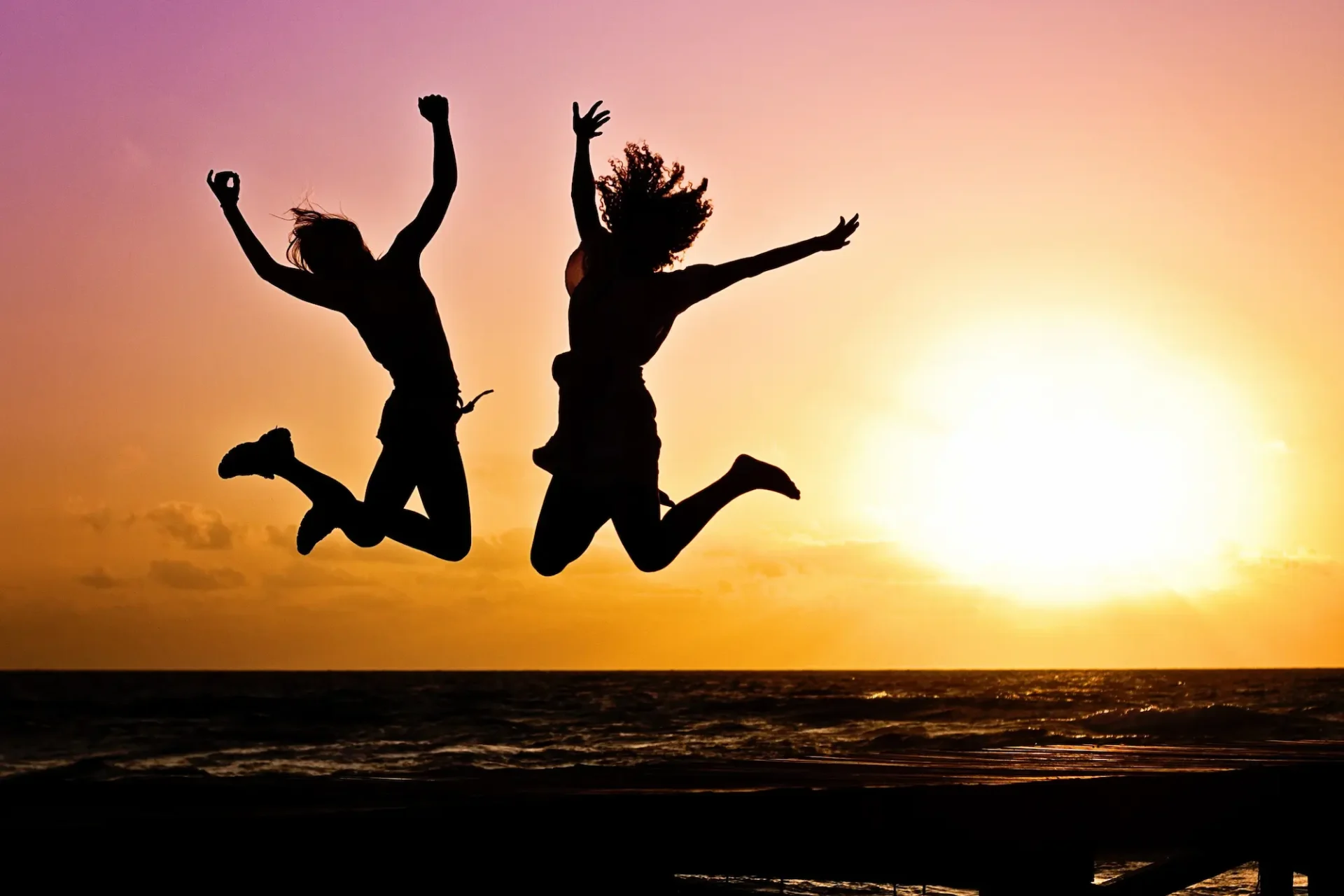 friends joyful hopeful sober living